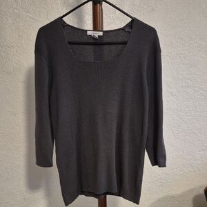 Dressbarn Women's Gray Sweater
